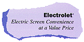 Electrolet:
Electric Screen Convenience at at Value Price