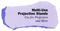 Multi-Use Projection Stands: Use for Projectors and More