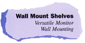 Wall Mount Shelves: Versatile Monitor Mounting